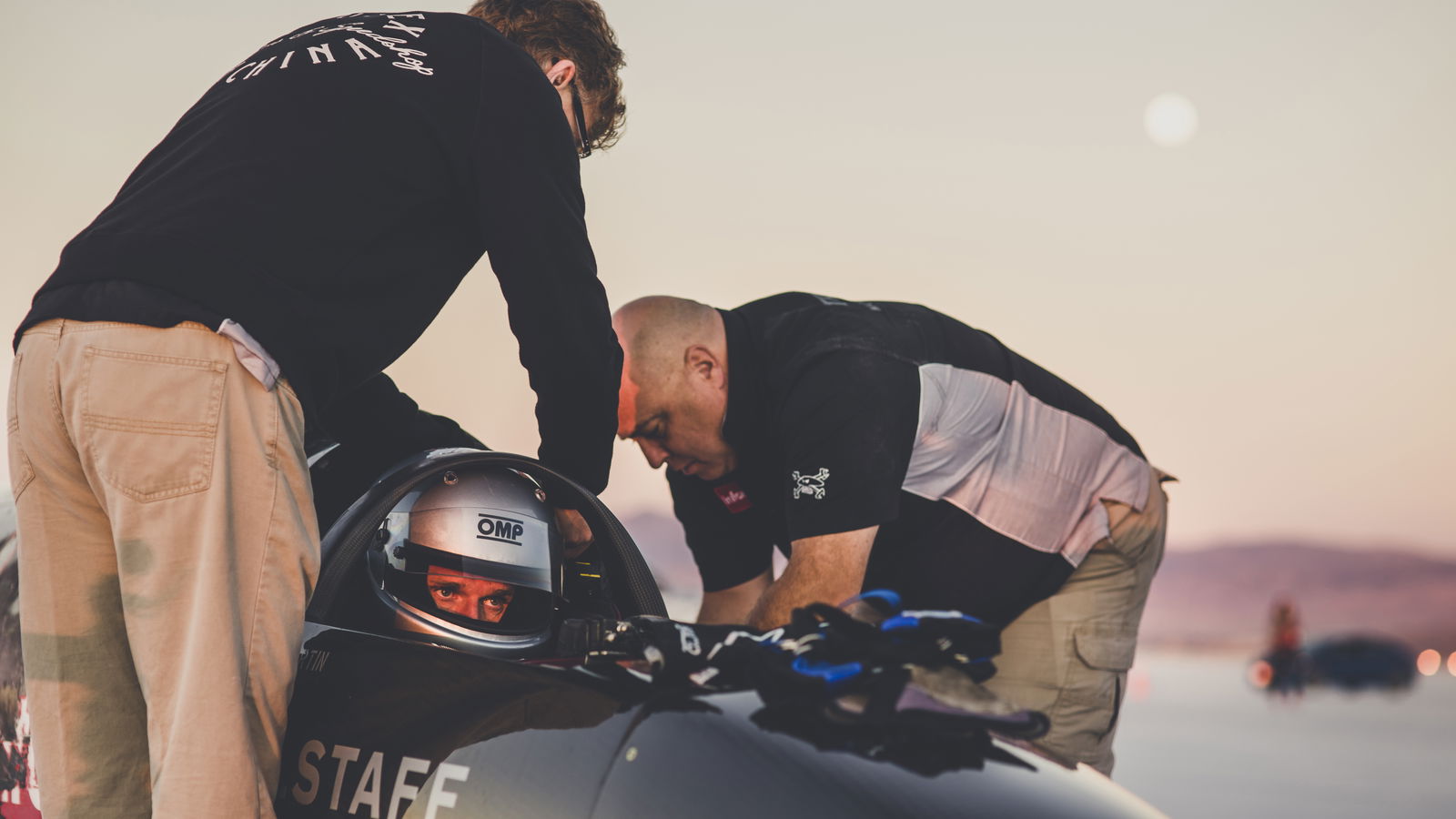 Guy Martin crashes during land speed record bid